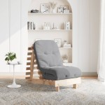 vidaXL Canapea futon cu saltea, 60x206x11 cm, lemn masiv de pin vidaXL Canapea futon cu saltea, 60x206x11 cm, lemn masiv de pin