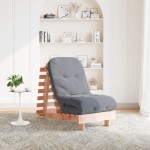 vidaXL Canapea futon cu saltea, 60x206x11 cm, lemn masiv douglas vidaXL Canapea futon cu saltea, 60x206x11 cm, lemn masiv douglas