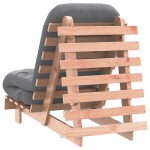 vidaXL Canapea futon cu saltea, 60x206x11 cm, lemn masiv douglas vidaXL Canapea futon cu saltea, 60x206x11 cm, lemn masiv douglas