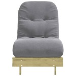 vidaXL Canapea futon cu saltea, 60x206x11 cm, lemn de pin tratat vidaXL Canapea futon cu saltea, 60x206x11 cm, lemn de pin tratat