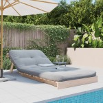 vidaXL Canapea futon cu saltea, 80x206x11 cm, lemn masiv de pin vidaXL Canapea futon cu saltea, 80x206x11 cm, lemn masiv de pin