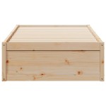 vidaXL Cadru de pat fără saltea, 75x190 cm, lemn masiv de pin