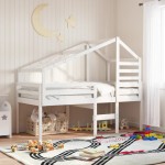 vidaXL Acoperiș Pat Copii 188x97x113 cm Lemn Mass Pin vidaXL Acoperiș Pat Copii 188x97x113 cm Lemn Mass Pin