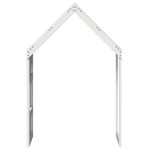 vidaXL Acoperiș Pat Copii, alb, 60x89x134,5 cm Lemn Mass Pin vidaXL Acoperiș Pat Copii, alb, 60x89x134,5 cm Lemn Mass Pin