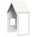 vidaXL Acoperiș Pat Copii, alb, 60x89x134,5 cm Lemn Mass Pin vidaXL Acoperiș Pat Copii, alb, 60x89x134,5 cm Lemn Mass Pin