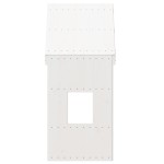 vidaXL Acoperiș Pat Copii, alb, 60x99x139,5 cm Lemn Mass Pin vidaXL Acoperiș Pat Copii, alb, 60x99x139,5 cm Lemn Mass Pin
