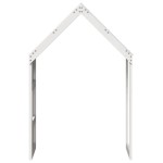 vidaXL Acoperiș Pat Copii, alb, 60x99x139,5 cm Lemn Mass Pin vidaXL Acoperiș Pat Copii, alb, 60x99x139,5 cm Lemn Mass Pin