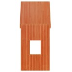 vidaXL Acoperiș Pat Copii, maro, 60x99x139,5 cm Lemn Mass Pin vidaXL Acoperiș Pat Copii, maro, 60x99x139,5 cm Lemn Mass Pin