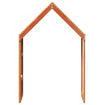 vidaXL Acoperiș Pat Copii, maro, 60x99x139,5 cm Lemn Mass Pin vidaXL Acoperiș Pat Copii, maro, 60x99x139,5 cm Lemn Mass Pin