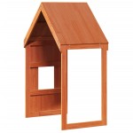 vidaXL Acoperiș Pat Copii, maro, 60x99x139,5 cm Lemn Mass Pin vidaXL Acoperiș Pat Copii, maro, 60x99x139,5 cm Lemn Mass Pin