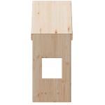 vidaXL Acoperiș Pat Copii 55x99x139,5 cm Lemn Mass Pin vidaXL Acoperiș Pat Copii 55x99x139,5 cm Lemn Mass Pin