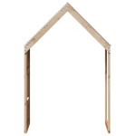 vidaXL Acoperiș Pat Copii 55x99x139,5 cm Lemn Mass Pin vidaXL Acoperiș Pat Copii 55x99x139,5 cm Lemn Mass Pin