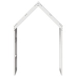 vidaXL Acoperiș Pat Copii, alb, 55x99x139,5 cm Lemn Mass Pin