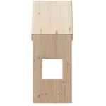 vidaXL Acoperiș Pat Copii 55x84x132 cm Lemn Mass Pin vidaXL Acoperiș Pat Copii 55x84x132 cm Lemn Mass Pin