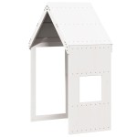 vidaXL Acoperiș pat de copii, alb, 55x84x132 cm, lemn masiv de pin vidaXL Acoperiș pat de copii, alb, 55x84x132 cm, lemn masiv de pin