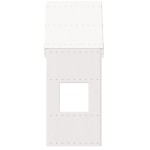 vidaXL Acoperiș pat de copii, alb, 55x84x132 cm, lemn masiv de pin vidaXL Acoperiș pat de copii, alb, 55x84x132 cm, lemn masiv de pin