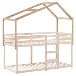 vidaXL Acoperiș Pat Copii 213x95,5x144,5 cm Lemn Mass Pin vidaXL Acoperiș Pat Copii 213x95,5x144,5 cm Lemn Mass Pin