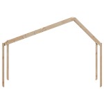 vidaXL Acoperiș Pat Copii 213x95,5x144,5 cm Lemn Mass Pin vidaXL Acoperiș Pat Copii 213x95,5x144,5 cm Lemn Mass Pin