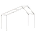 vidaXL Acoperiș Pat Copii, alb, 213x95,5x144,5 cm Lemn Mass Pin vidaXL Acoperiș Pat Copii, alb, 213x95,5x144,5 cm Lemn Mass Pin