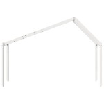 vidaXL Acoperiș Pat Copii, alb, 213x95,5x144,5 cm Lemn Mass Pin vidaXL Acoperiș Pat Copii, alb, 213x95,5x144,5 cm Lemn Mass Pin