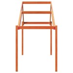 vidaXL Acoperiș Pat Copii, maro, 213x95,5x144,5 cm Lemn Mass Pin