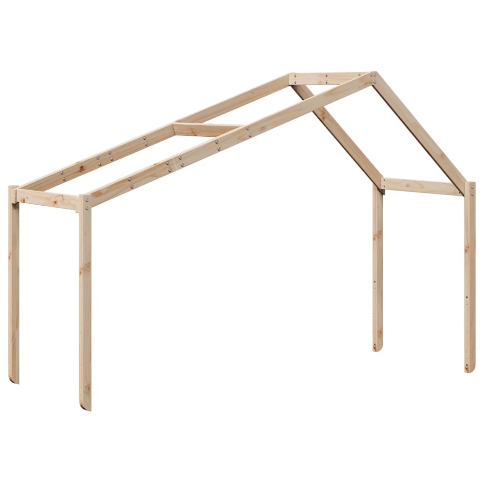vidaXL Acoperiș Pat Copii 213x85,5x144,5 cm Lemn Mass Pin