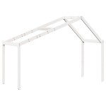 vidaXL Acoperiș Pat Copii, alb, 213x85,5x144,5 cm Lemn Mass Pin vidaXL Acoperiș Pat Copii, alb, 213x85,5x144,5 cm Lemn Mass Pin