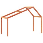 vidaXL Acoperiș Pat Copii, maro, 213x85,5x144,5 cm Lemn Mass Pin