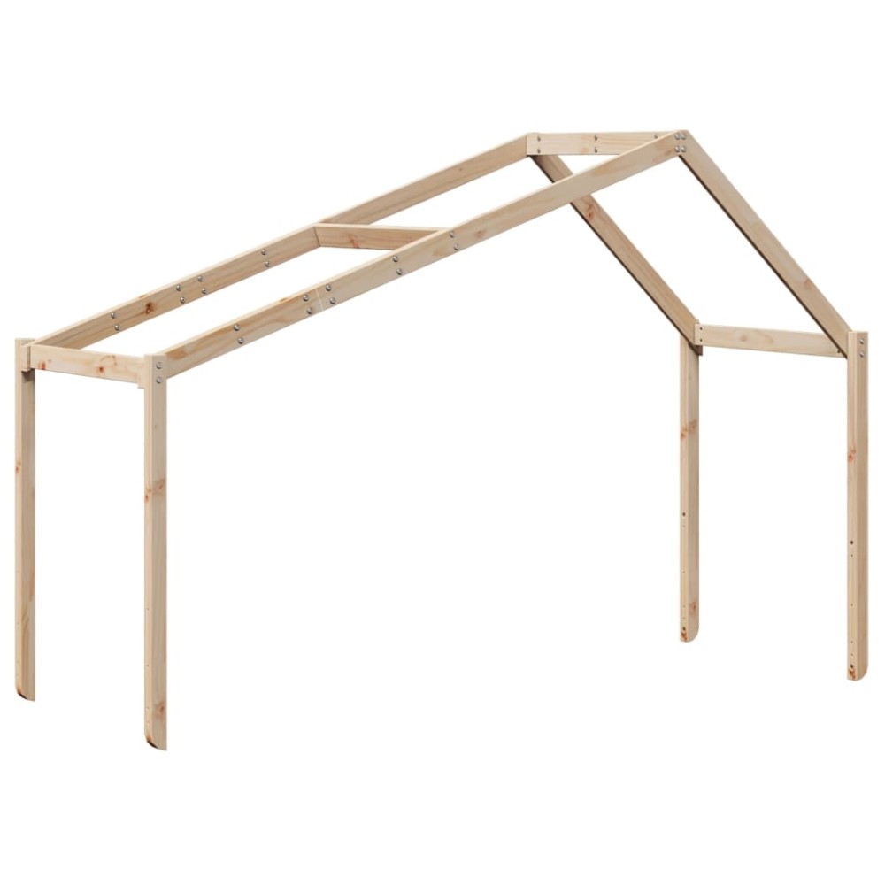 vidaXL Acoperiș Pat Copii 203x95,5x142 cm Lemn Mass Pin