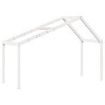 vidaXL Acoperiș Pat Copii, alb, 203x95,5x142 cm Lemn Mass Pin vidaXL Acoperiș Pat Copii, alb, 203x95,5x142 cm Lemn Mass Pin