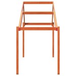 vidaXL Acoperiș Pat Copii, maro, 203x95,5x142 cm Lemn Mass Pin