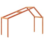 vidaXL Acoperiș pat de copii, maro, 203x80,5x142 cm, lemn masiv pin vidaXL Acoperiș pat de copii, maro, 203x80,5x142 cm, lemn masiv pin