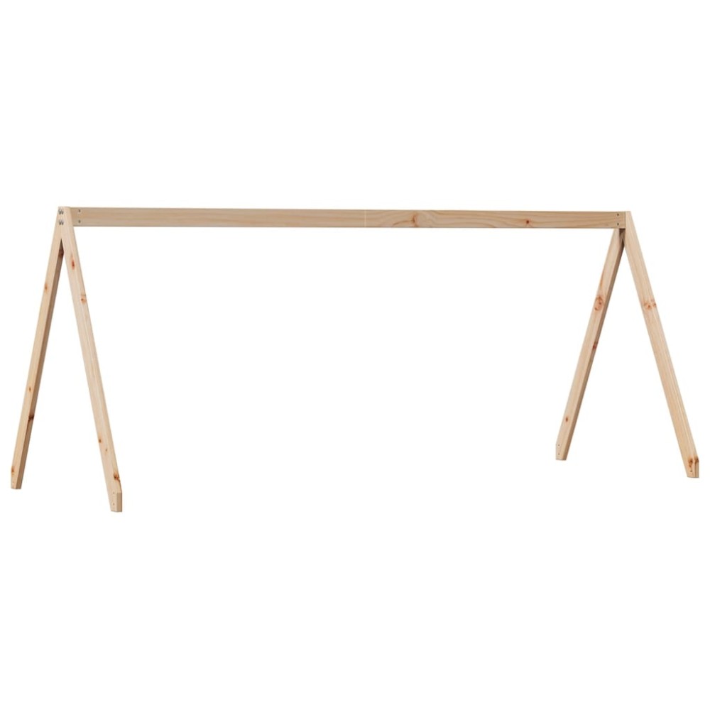 vidaXL Acoperiș pat de copii, 209x95,5x88 cm, lemn masiv de pin