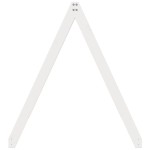 vidaXL Acoperiș Pat Copii, alb, 199x95,5x88 cm Lemn Mass Pin vidaXL Acoperiș Pat Copii, alb, 199x95,5x88 cm Lemn Mass Pin