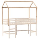 vidaXL Acoperiș Pat Copii 217x95,5x159 cm Lemn Mass Pin vidaXL Acoperiș Pat Copii 217x95,5x159 cm Lemn Mass Pin