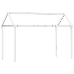 vidaXL Acoperiș Pat Copii, alb, 217x95,5x159 cm Lemn Mass Pin vidaXL Acoperiș Pat Copii, alb, 217x95,5x159 cm Lemn Mass Pin