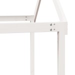 vidaXL Acoperiș Pat Copii, alb, 217x95,5x159 cm Lemn Mass Pin vidaXL Acoperiș Pat Copii, alb, 217x95,5x159 cm Lemn Mass Pin