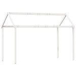 vidaXL Acoperiș Pat Copii, alb, 217x85,5x154 cm Lemn Mass Pin vidaXL Acoperiș Pat Copii, alb, 217x85,5x154 cm Lemn Mass Pin