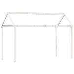 vidaXL Acoperiș Pat Copii, alb, 217x85,5x154 cm Lemn Mass Pin vidaXL Acoperiș Pat Copii, alb, 217x85,5x154 cm Lemn Mass Pin