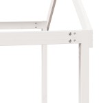 vidaXL Acoperiș Pat Copii, alb, 217x85,5x154 cm Lemn Mass Pin vidaXL Acoperiș Pat Copii, alb, 217x85,5x154 cm Lemn Mass Pin