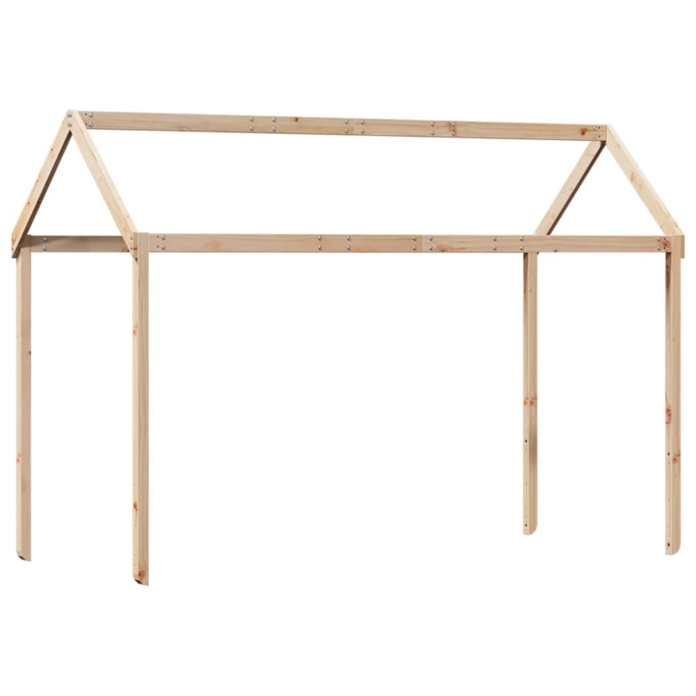 vidaXL Acoperiș pat de copii, 207x95,5x159 cm, lemn masiv de pin
