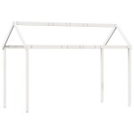 vidaXL Acoperiș Pat Copii, alb, 207x95,5x159 cm Lemn Mass Pin vidaXL Acoperiș Pat Copii, alb, 207x95,5x159 cm Lemn Mass Pin