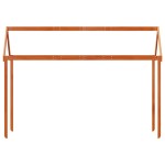 vidaXL Acoperiș pat de copii, maro, 207x95,5x159 cm, lemn masiv pin vidaXL Acoperiș pat de copii, maro, 207x95,5x159 cm, lemn masiv pin