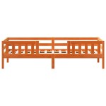 vidaXL Pat de zi fără saltea, maro ceruit, 90x200 cm, lemn masiv pin vidaXL Pat de zi fără saltea, maro ceruit, 90x200 cm, lemn masiv pin
