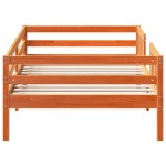 vidaXL Pat de zi fără saltea, maro ceruit, 90x200 cm, lemn masiv pin vidaXL Pat de zi fără saltea, maro ceruit, 90x200 cm, lemn masiv pin