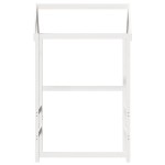 vidaXL Acoperiș pat de copii, alb, 118x70x176,5 cm, lemn masiv de pin vidaXL Acoperiș pat de copii, alb, 118x70x176,5 cm, lemn masiv de pin