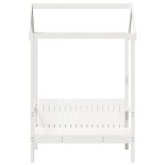 vidaXL Banchetă cu acoperiș, alb, 117,5x70x176,5 cm, lemn masiv pin vidaXL Banchetă cu acoperiș, alb, 117,5x70x176,5 cm, lemn masiv pin