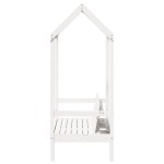 vidaXL Banchetă cu acoperiș, alb, 117,5x70x176,5 cm, lemn masiv pin vidaXL Banchetă cu acoperiș, alb, 117,5x70x176,5 cm, lemn masiv pin