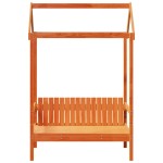 vidaXL Banchet cu acoperiș maro ceruit 117,5x70x176,5cm lemn masiv pin vidaXL Banchet cu acoperiș maro ceruit 117,5x70x176,5cm lemn masiv pin