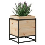vidaXL Jardinieră de grădină, 40x40x50 cm, lemn masiv de pin vidaXL Jardinieră de grădină, 40x40x50 cm, lemn masiv de pin